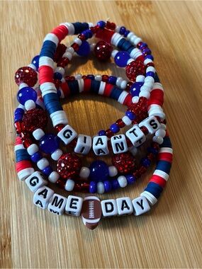 Giants 'Game Day' Beaded Bracelet Set